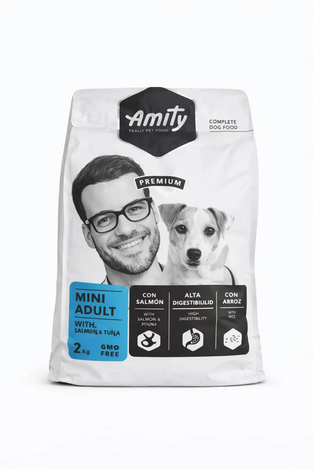 Pienso Amity Premium Mini Adult Salmon & Tuna 2KG